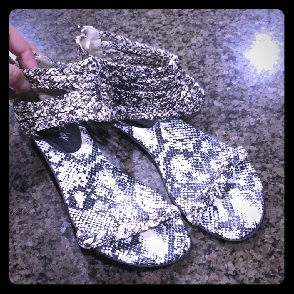 Miss sixty snake skin sandals